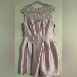 Girls Pink Sleeveless Vera Wang Dress
